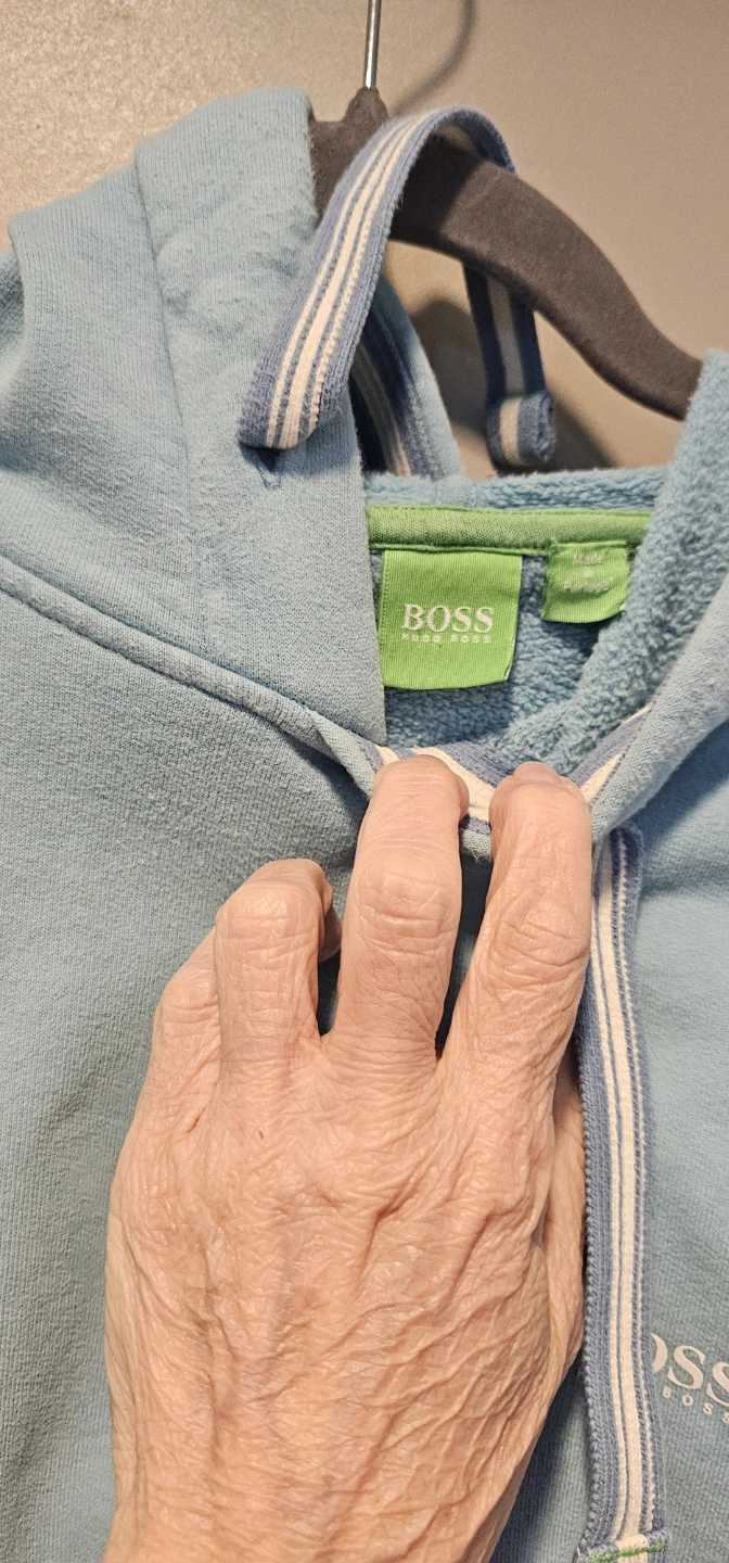 BOSS Hugo Boss Light Blue Hoodie - photo 2