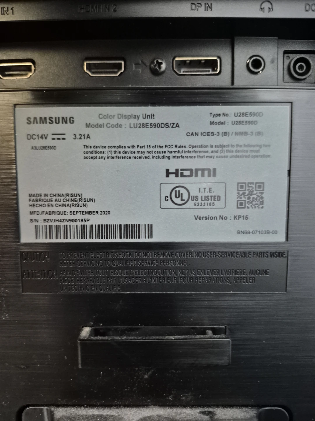Samsung U28E590D 28-inch 4K Monitor - photo 4