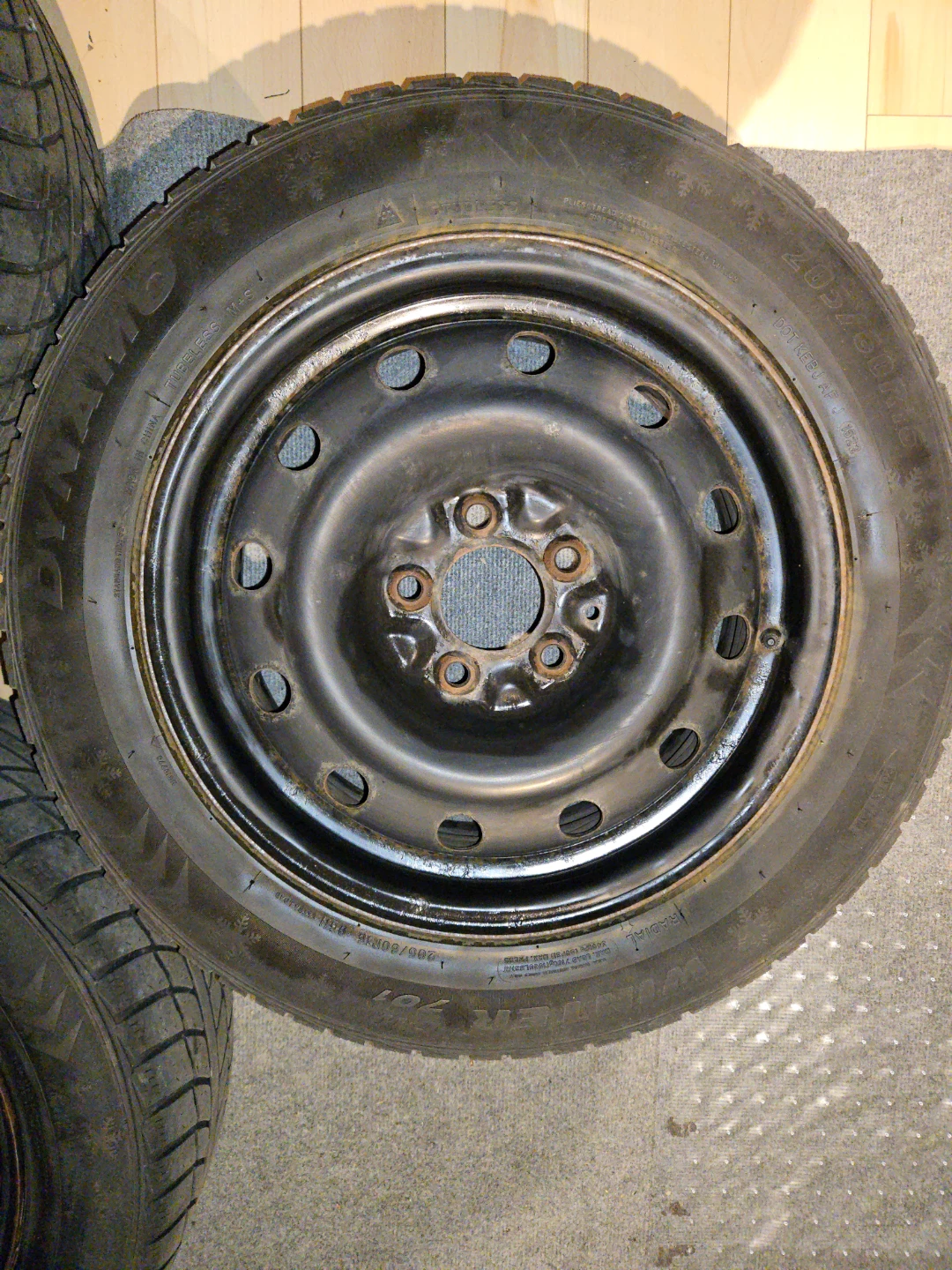 Set of 4 Winter Tires with Rims - photo 2