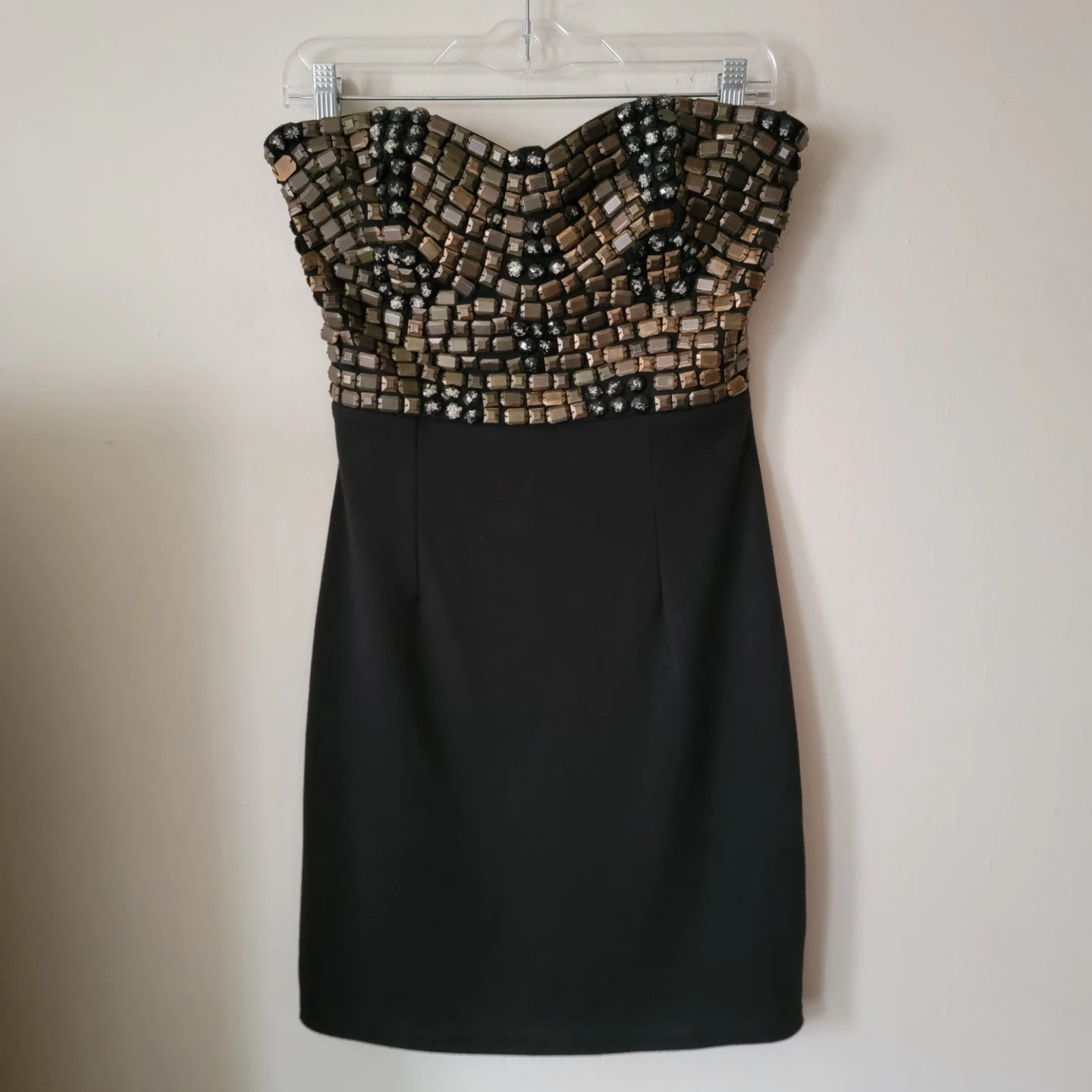 Fredericks of Hollywood Black Strapless Sequin Dress - photo 2