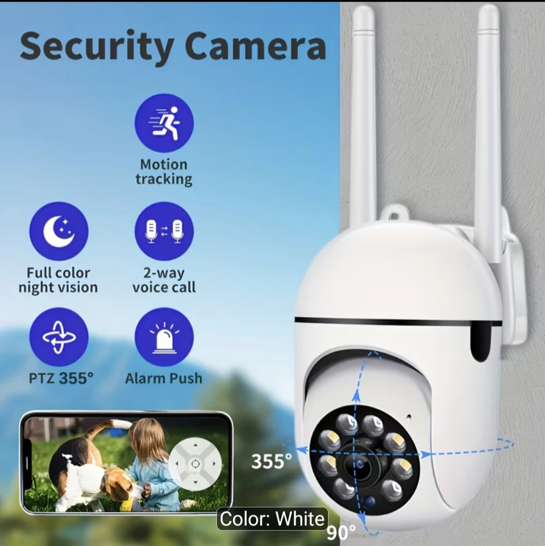Smart Security Camera - White