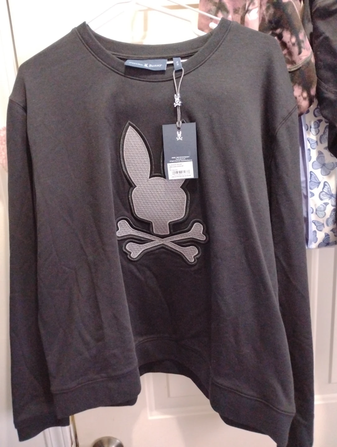 Psycho Bunny Black Crewneck Sweatshirt XL