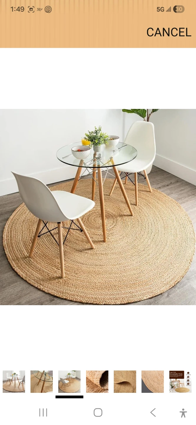 Round Jute Rug