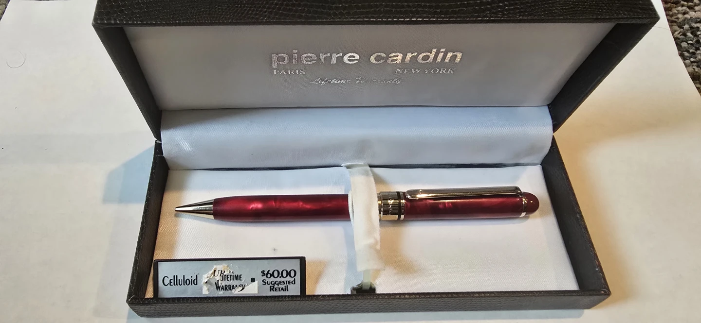 Pierre Cardin Red Celluloid Pencil
