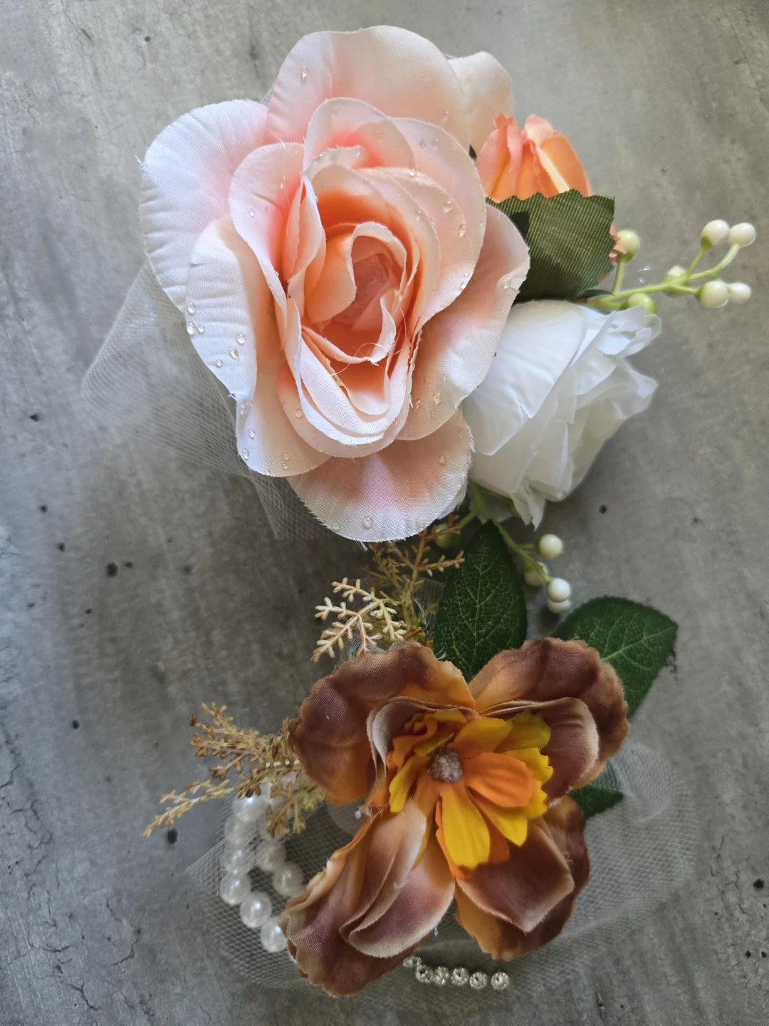 Floral Corsage with Roses and Accent Flowers