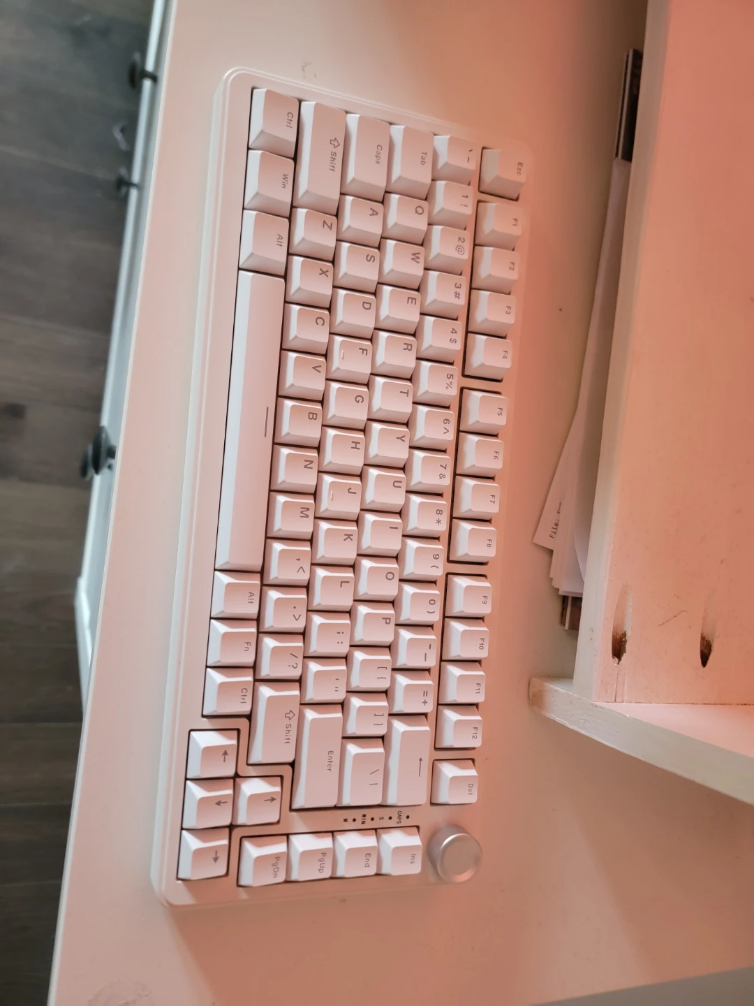 White Mechanical Keyboard
