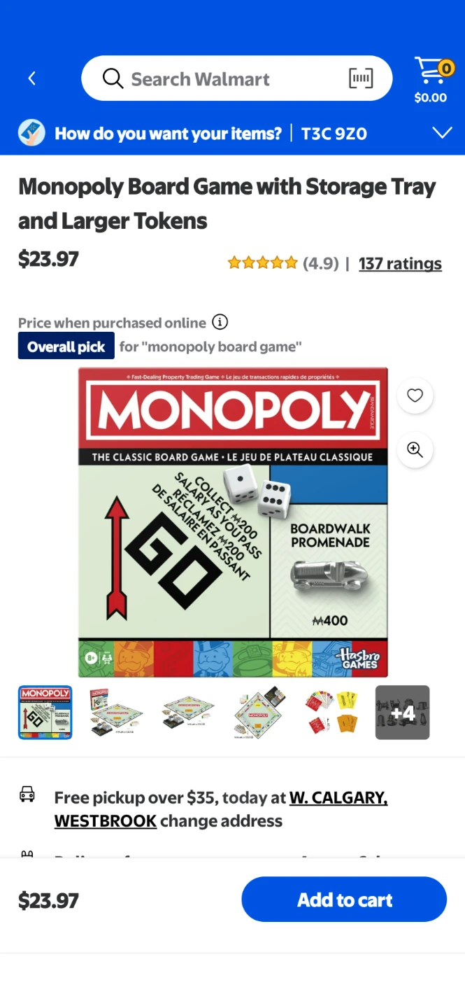 BNIB - Monopoly Classic Board Game - bilingual edition - photo 4