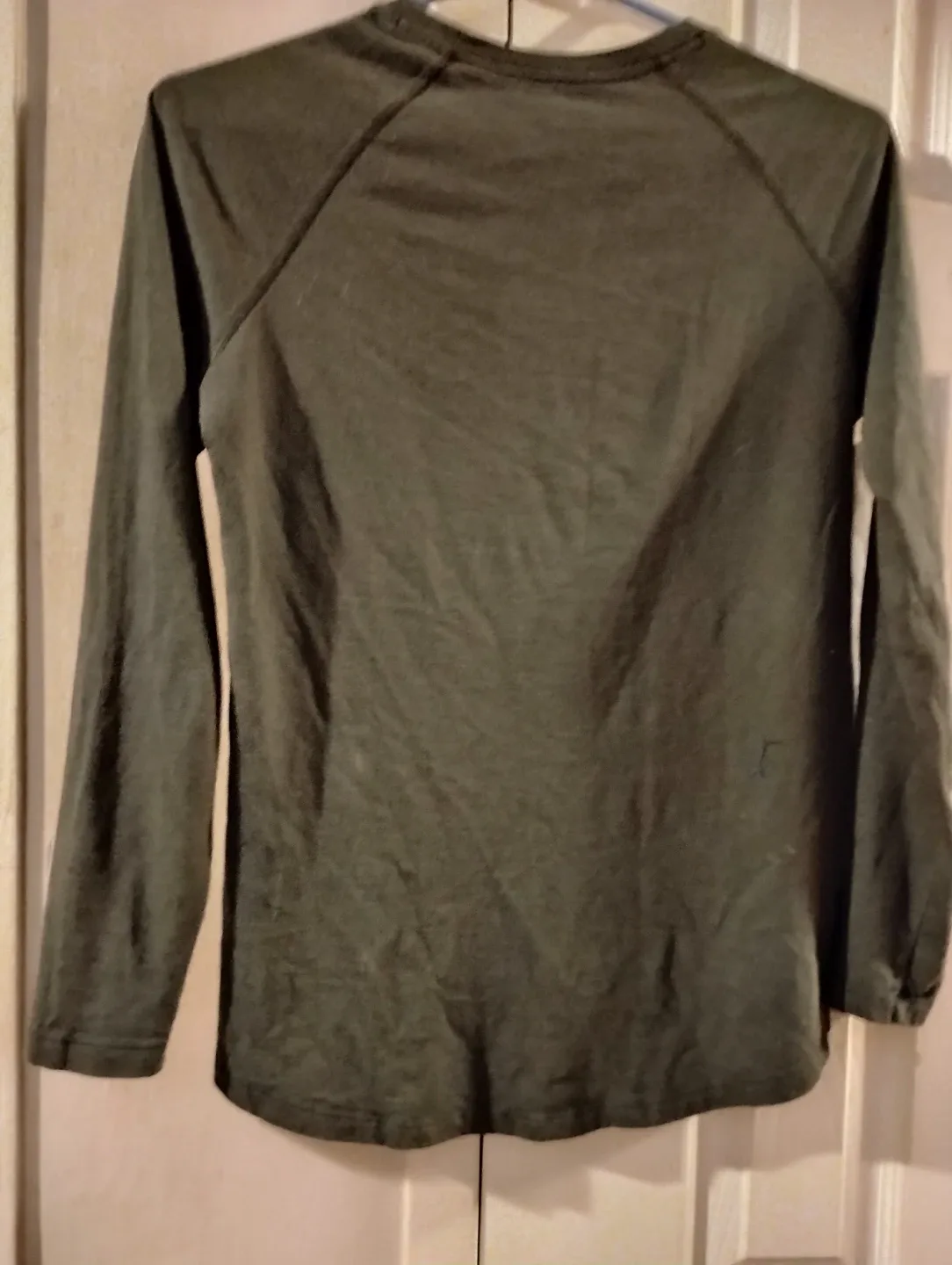 Under Armour Long Sleeve HeatGear T-Shirt XS Olive Green - photo 2