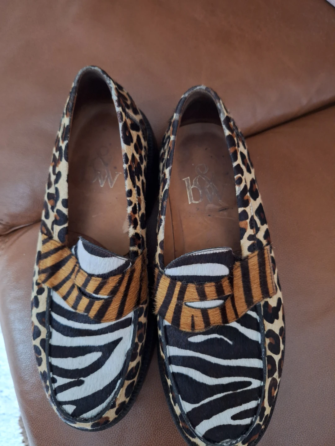 MIA Shoes Women's Loafers Size 8.5 Animal Print Calf Hair - photo 3