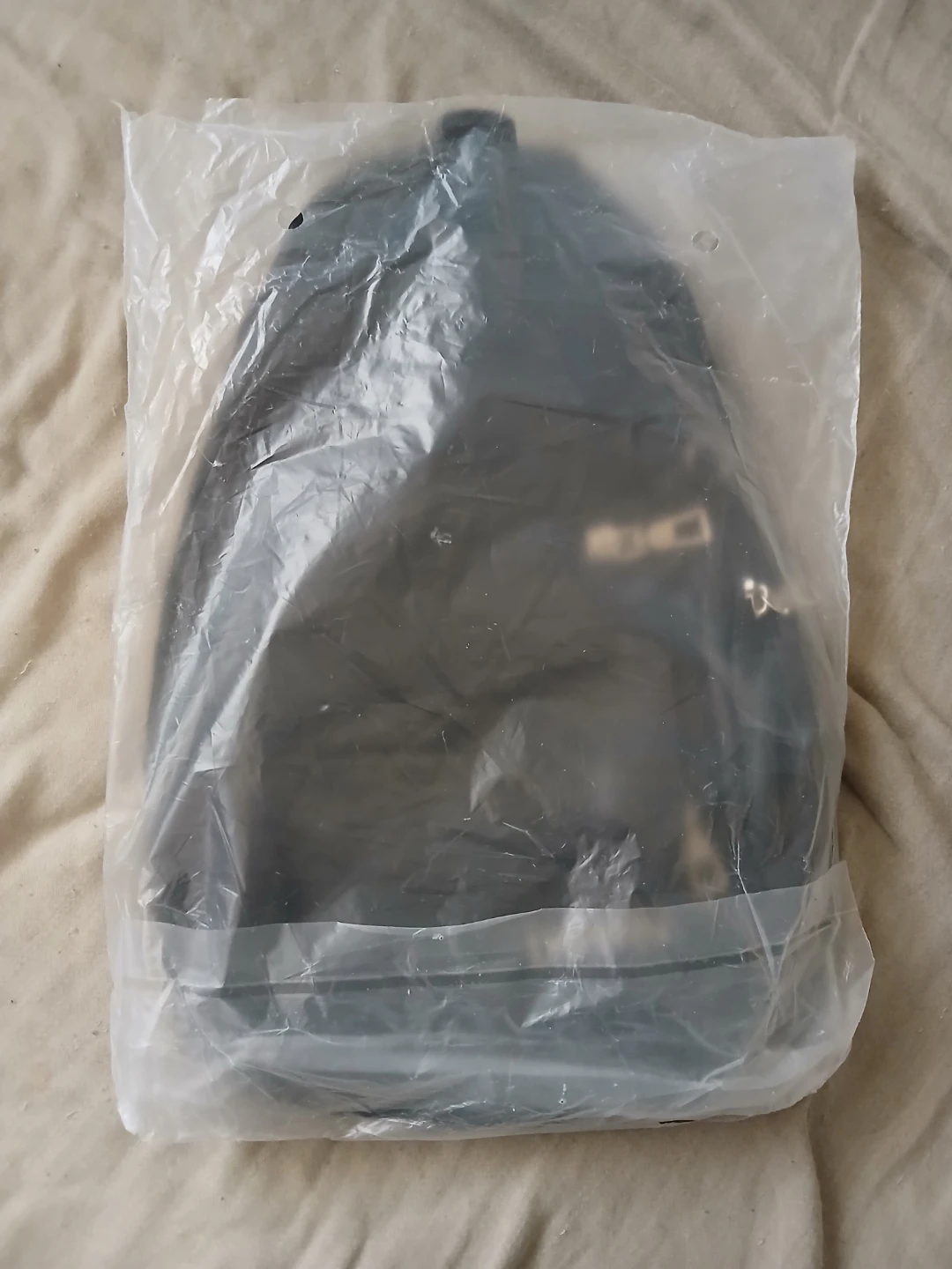 Black Faux Leather Crossbody Bag - photo 2