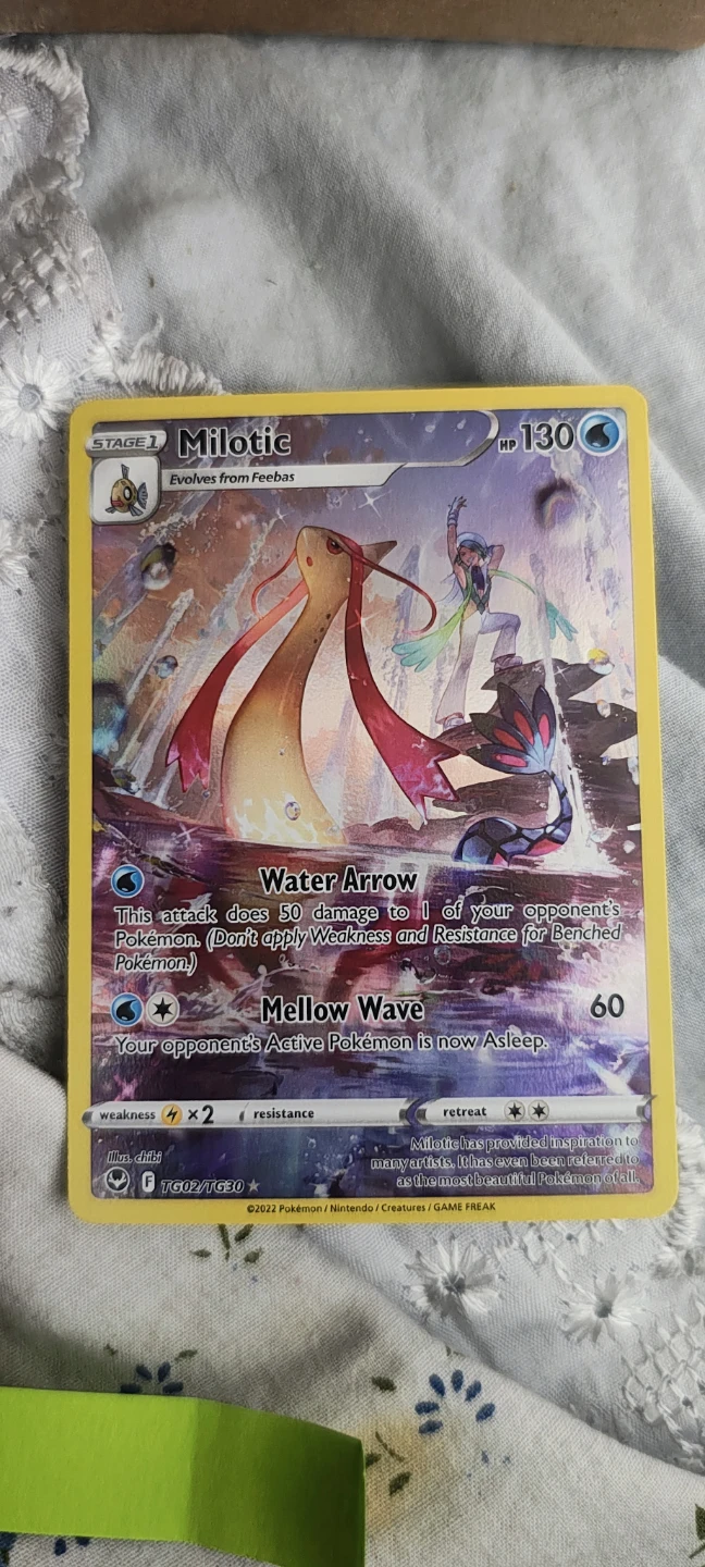 Pokemon TCG Milotic Card
