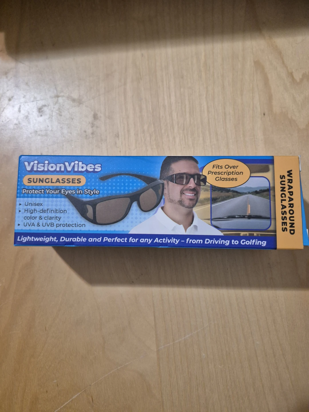 NIB)VisionVibes Wraparound Sunglasses