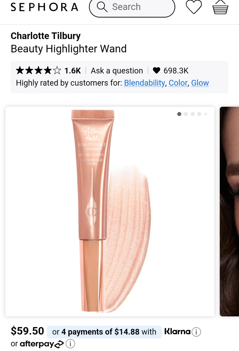 Charlotte Tilbury Pillow Talk Beauty Light Wand Highlighter