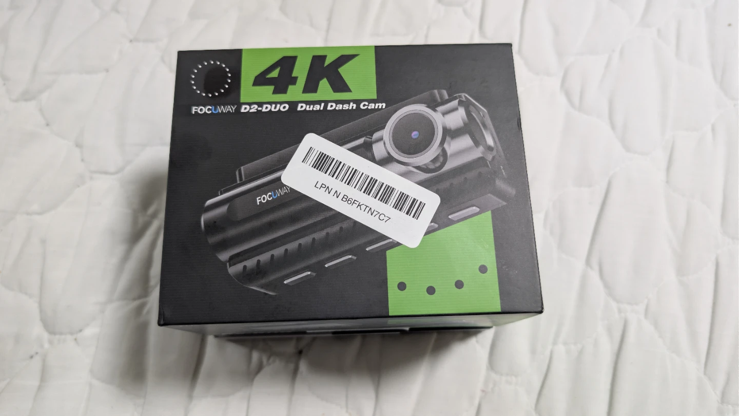 FOCUWAY D2-DUO 4K Dual Dash Cam