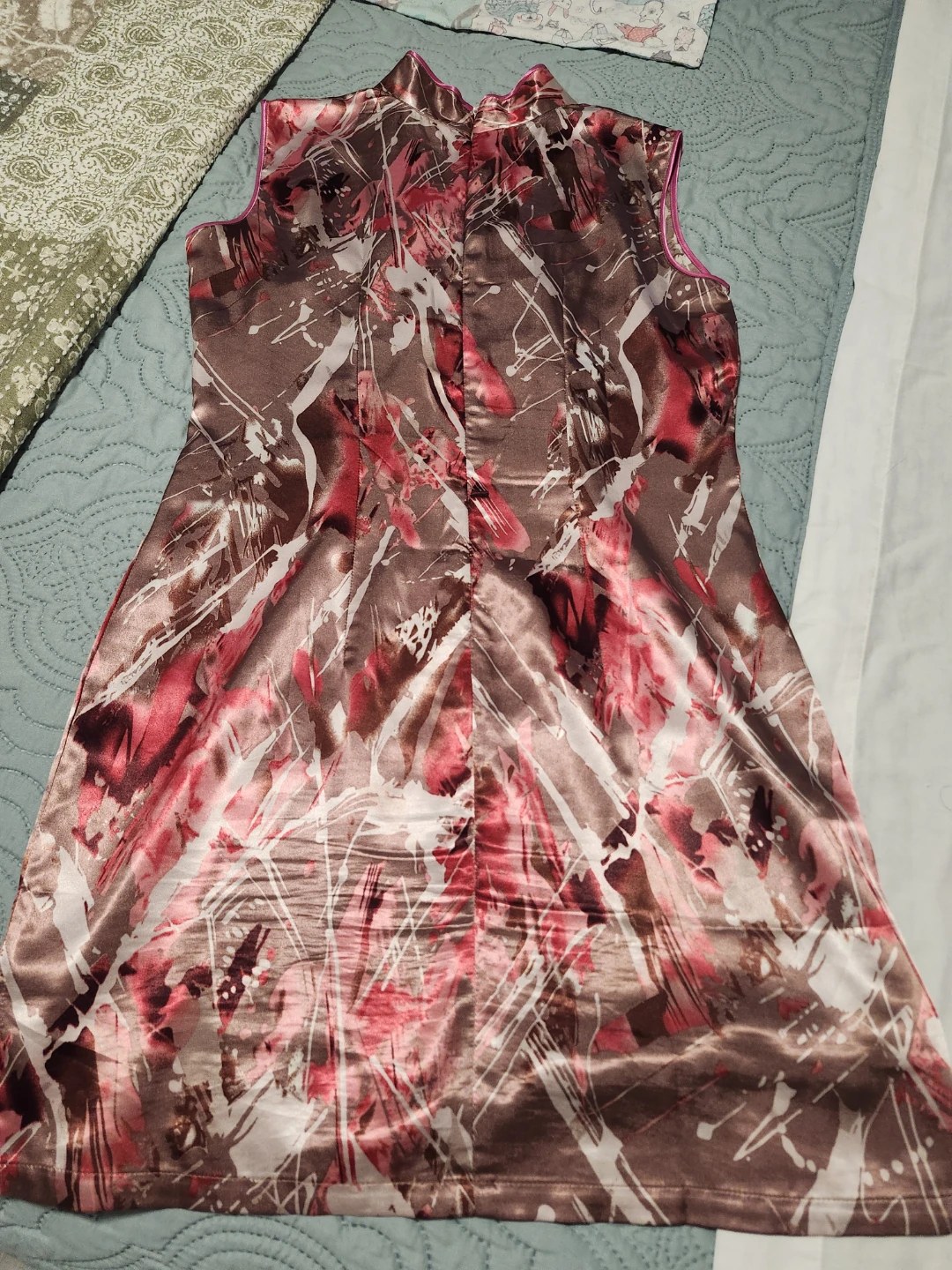 Silk and Linen Cheongsam Style Dresses and Tops - photo 5