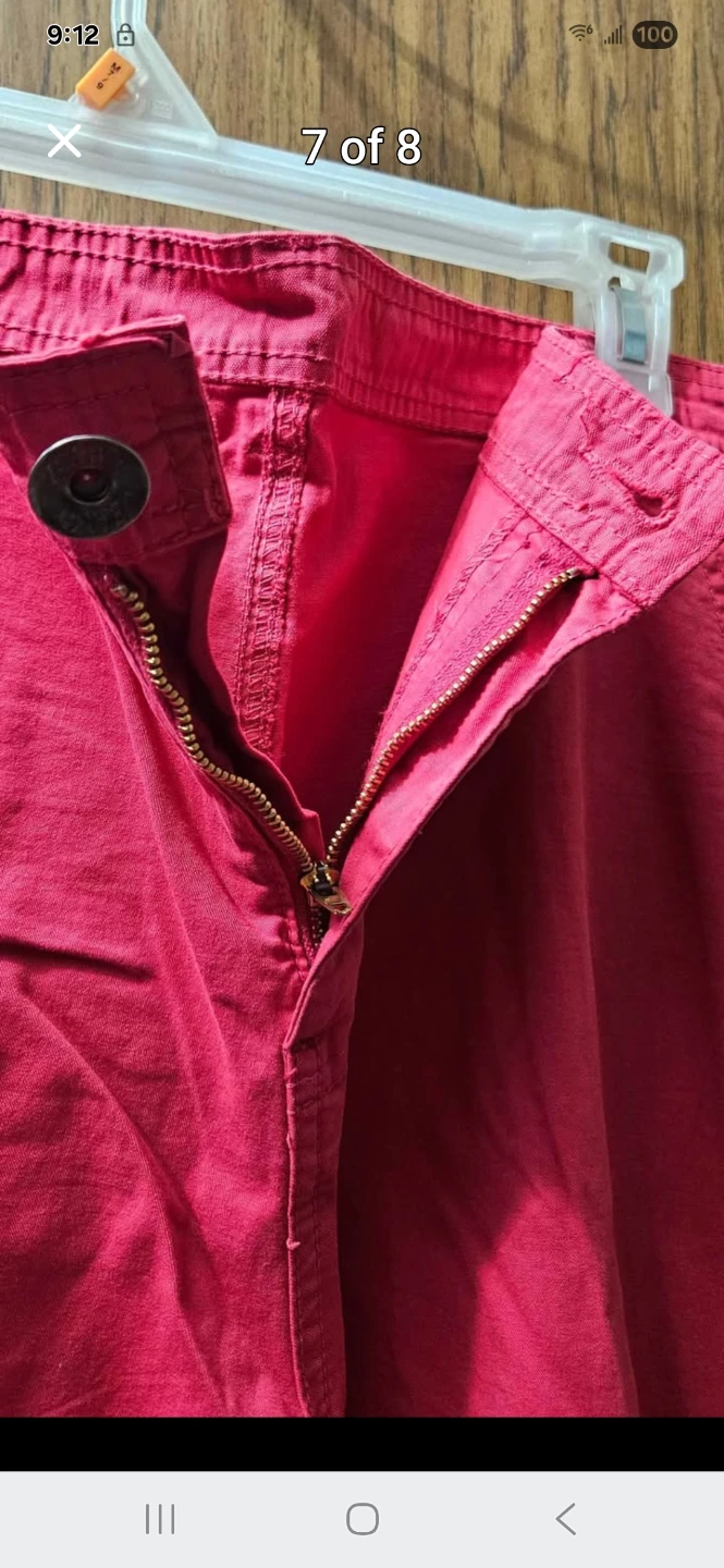 Mens Cargo Red Shorts - photo 3
