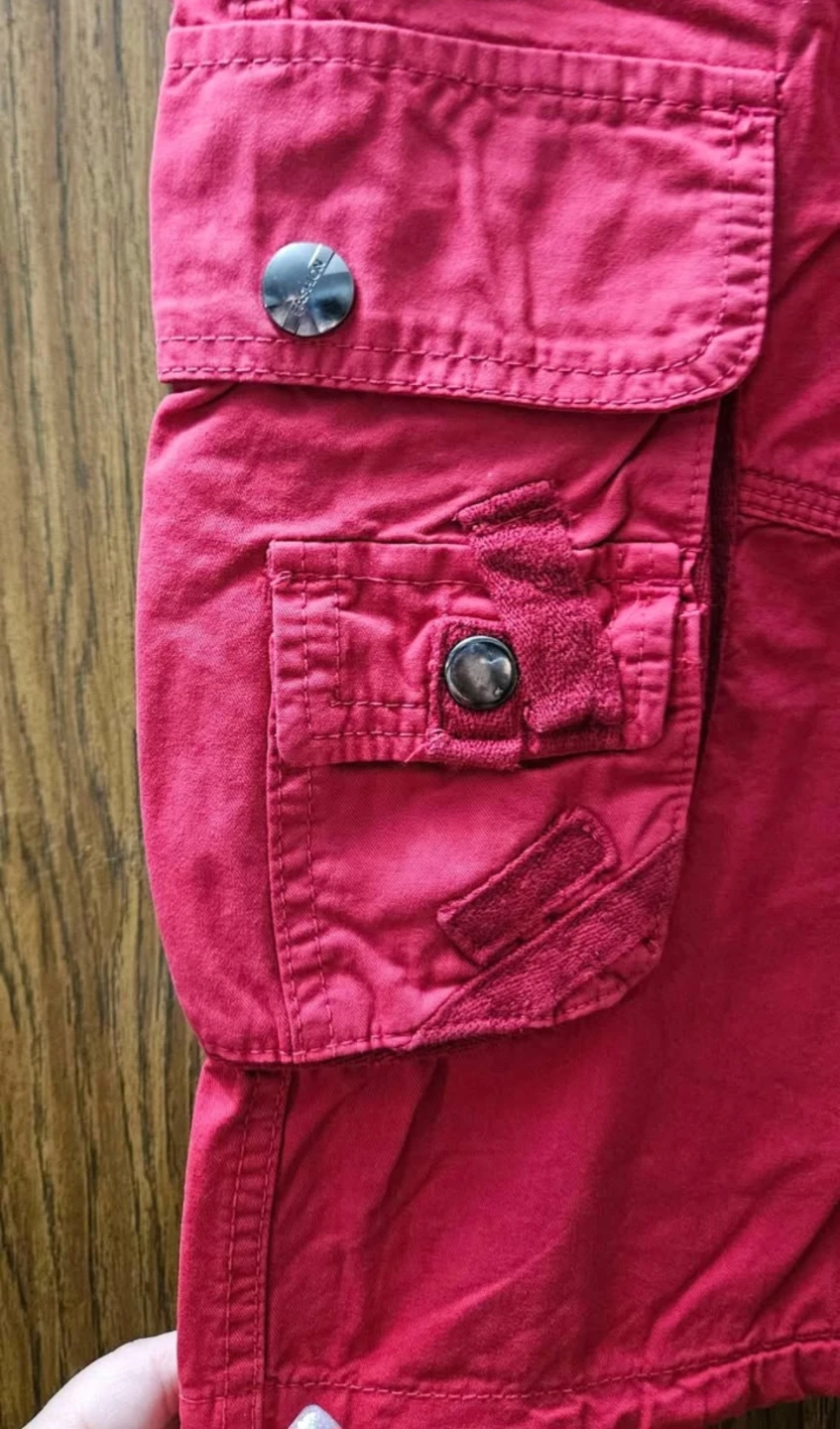 Mens Cargo Red Shorts - photo 5