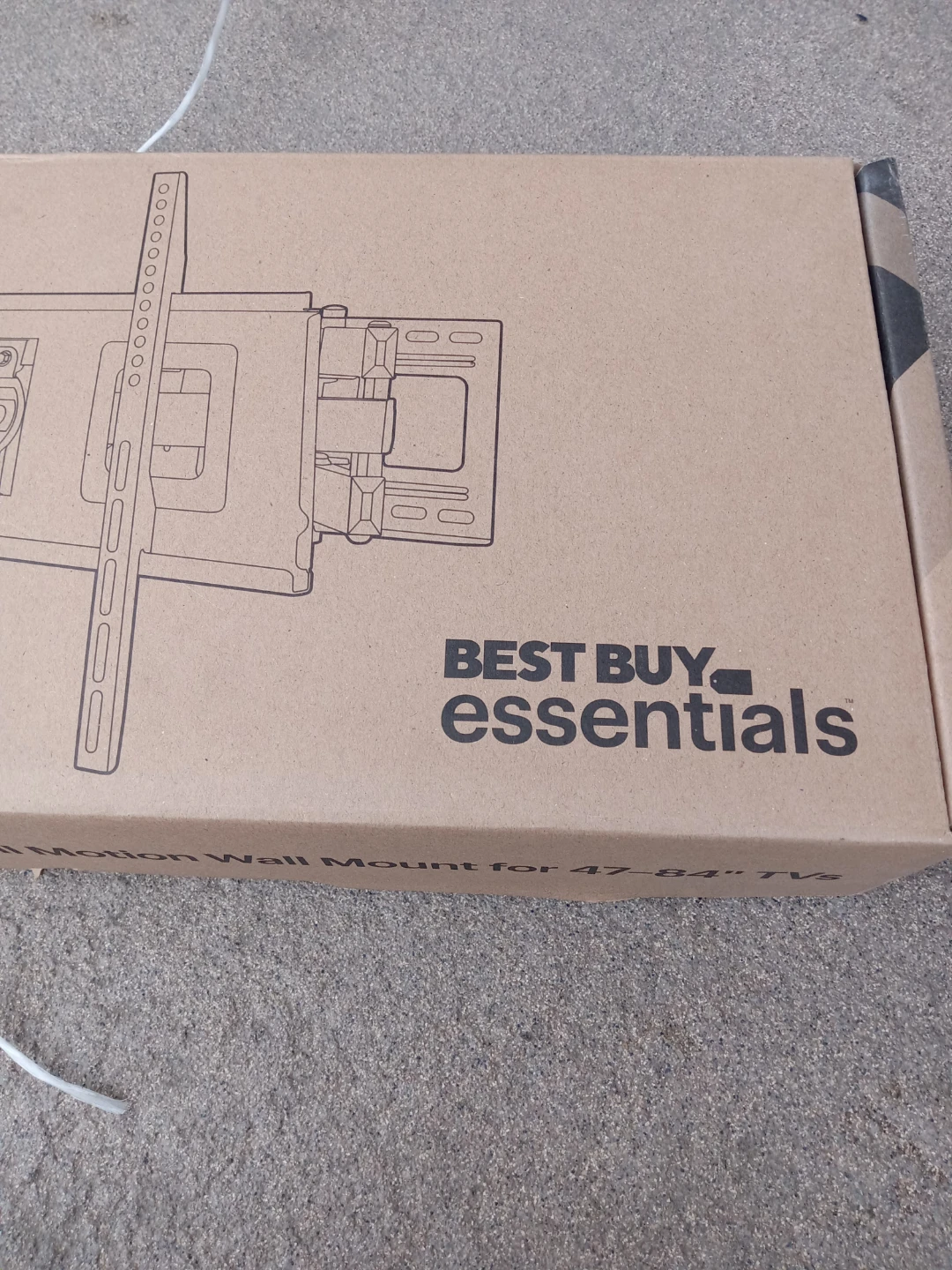 Best Buy Essentials Large Full Motion Wall Mount for 47-84" TVs - photo 3