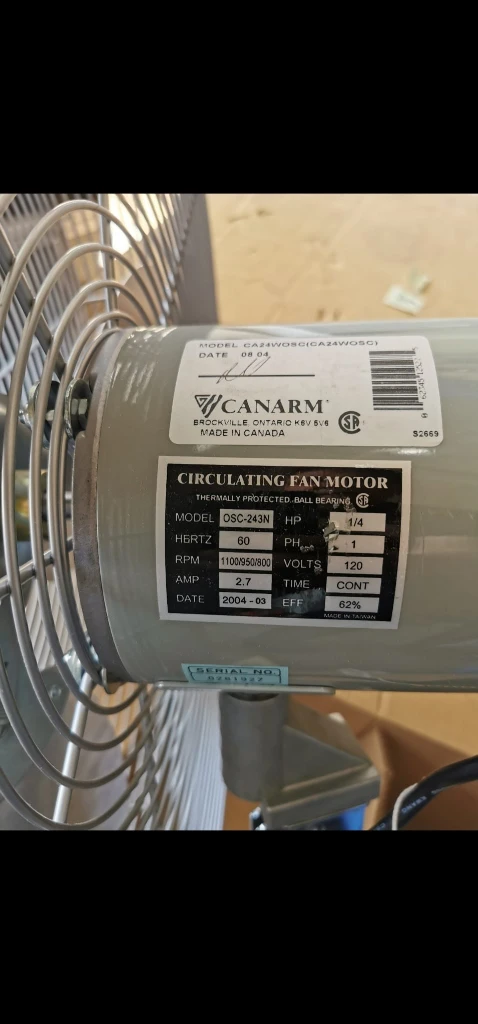 CANARM 24" Oscillating Circulating Fan - photo 3