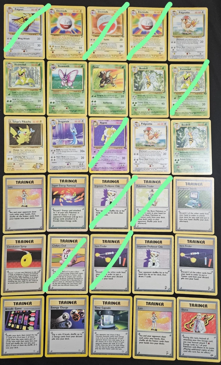 Vintage Pokemon Cards