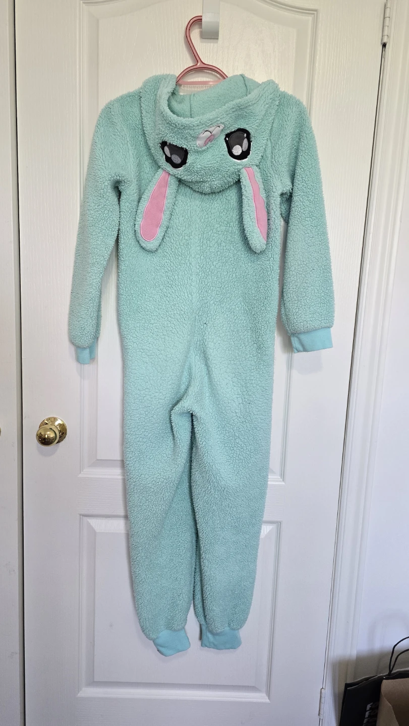 Bunny Onesie Pajamas - Size 10-12 Y - photo 2