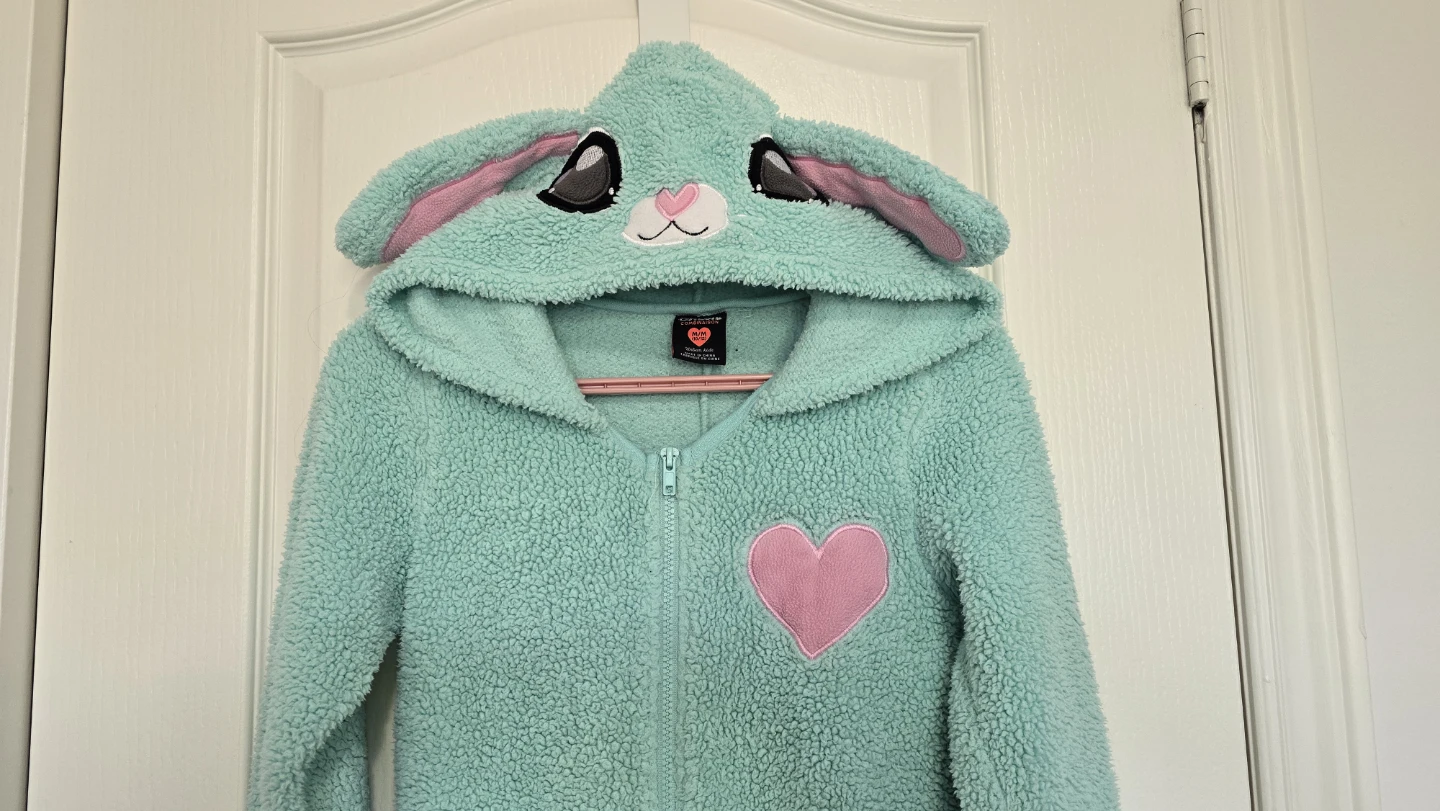 Bunny Onesie Pajamas - Size 10-12 Y - photo 3