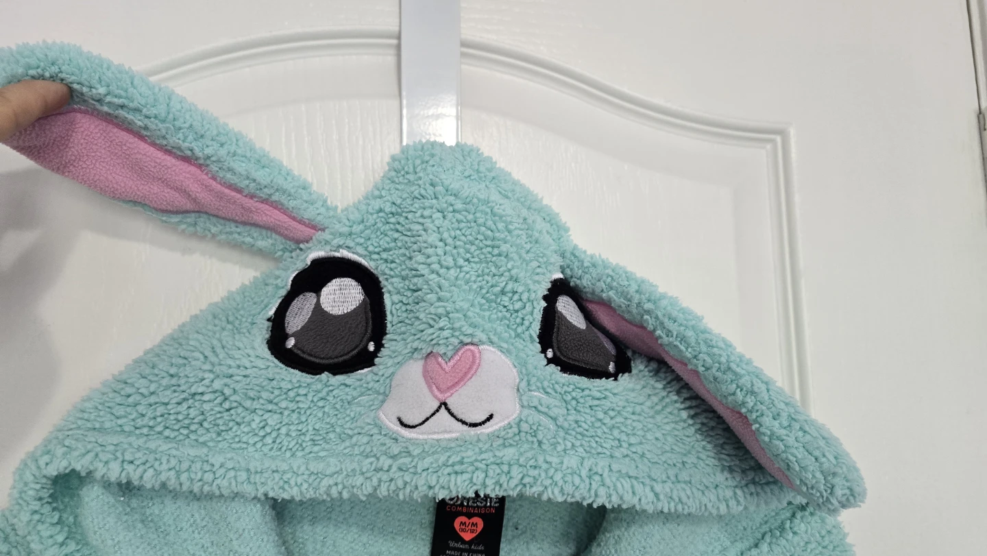 Bunny Onesie Pajamas - Size 10-12 Y - photo 4