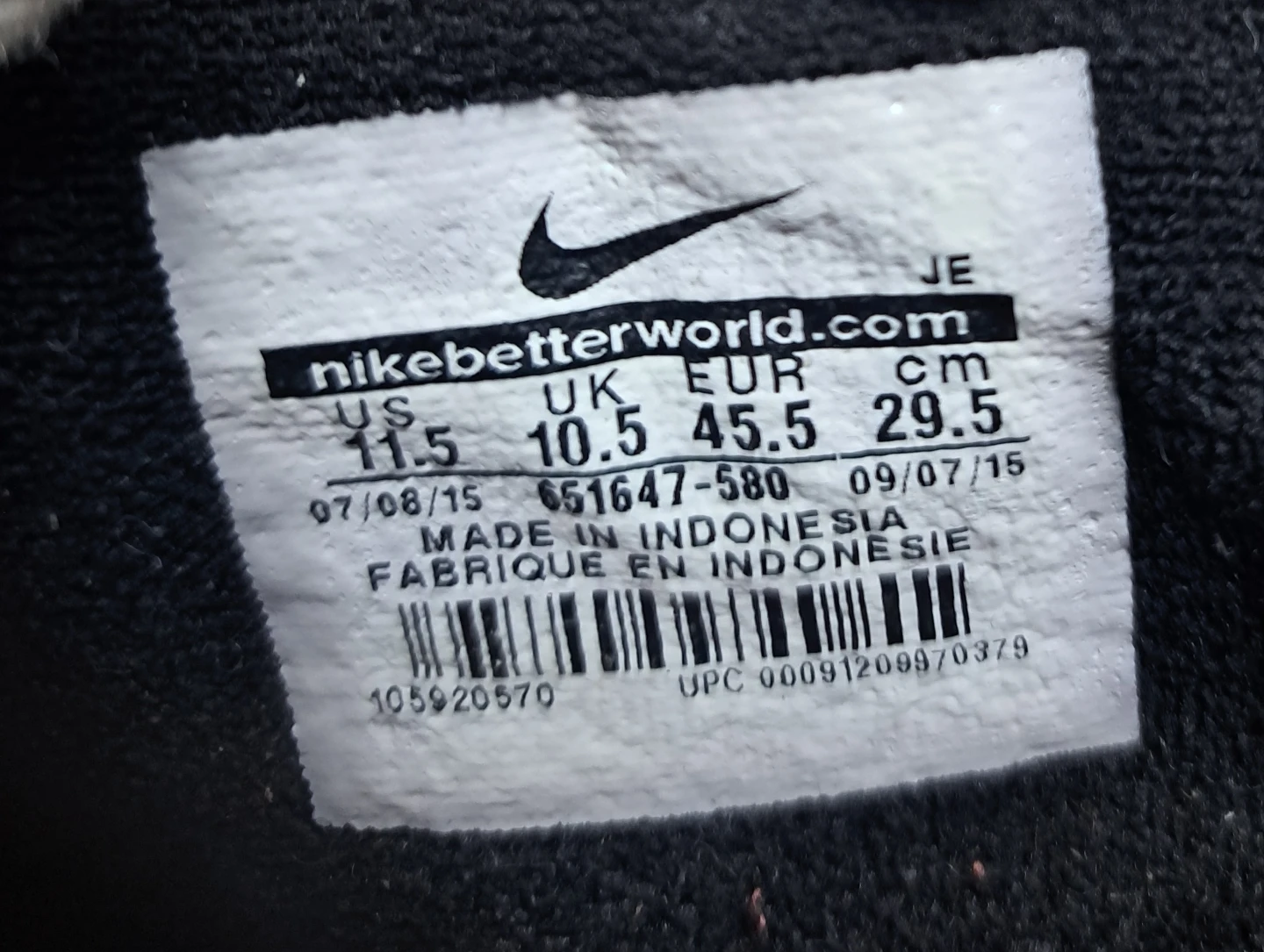 Nike Mercurial Soccer Cleats US 11.5 - photo 4