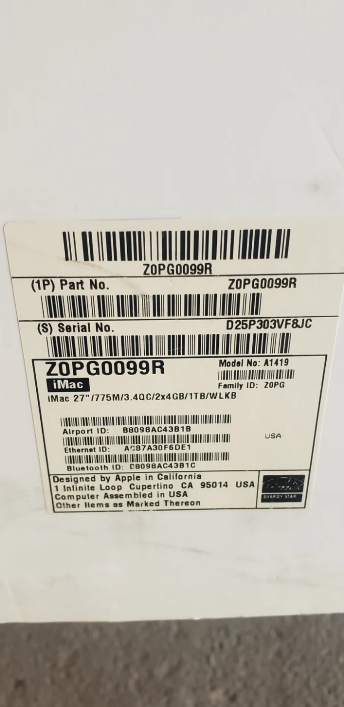 Apple iMac 27" Computer - photo 3