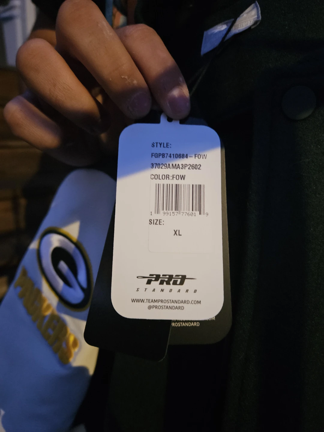 Green Bay Packers Pro Standard Varsity Jacket XL - photo 5
