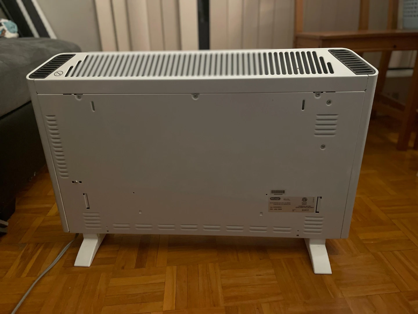 DeLonghi White Electric Heater - photo 2