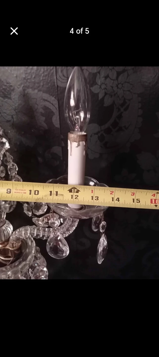 Crystal Chandelier Table Lamp - photo 4