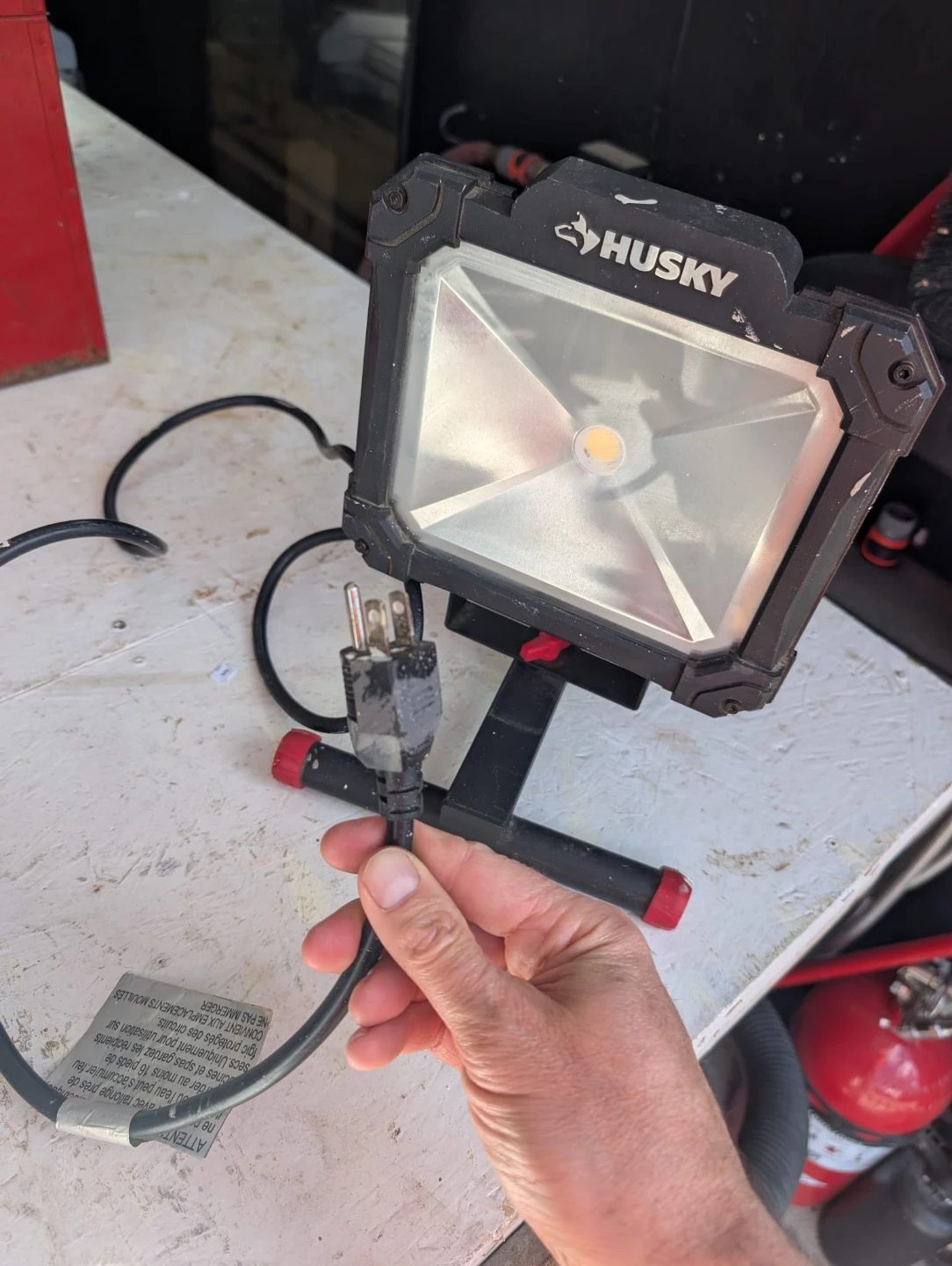 Husky LED Work Light with Power plug in - photo 5