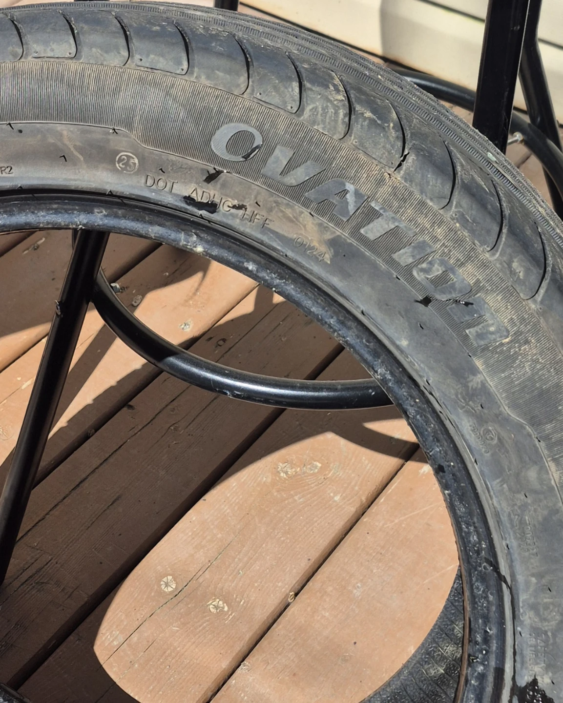 4 x 225/55R17 Ovation Tires - photo 2