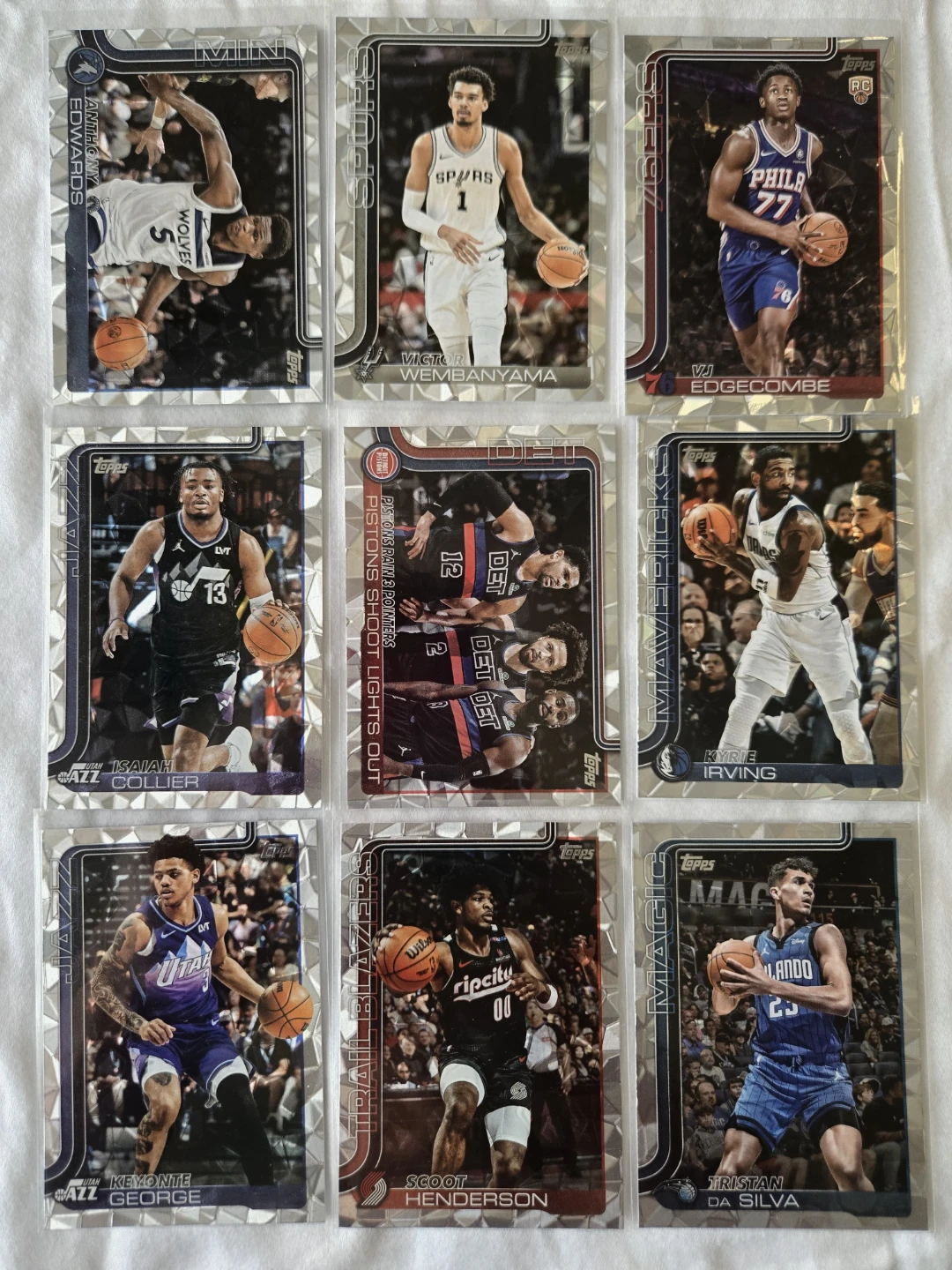 Assorted NBA Basketball Trading Cards - Topps & Panini