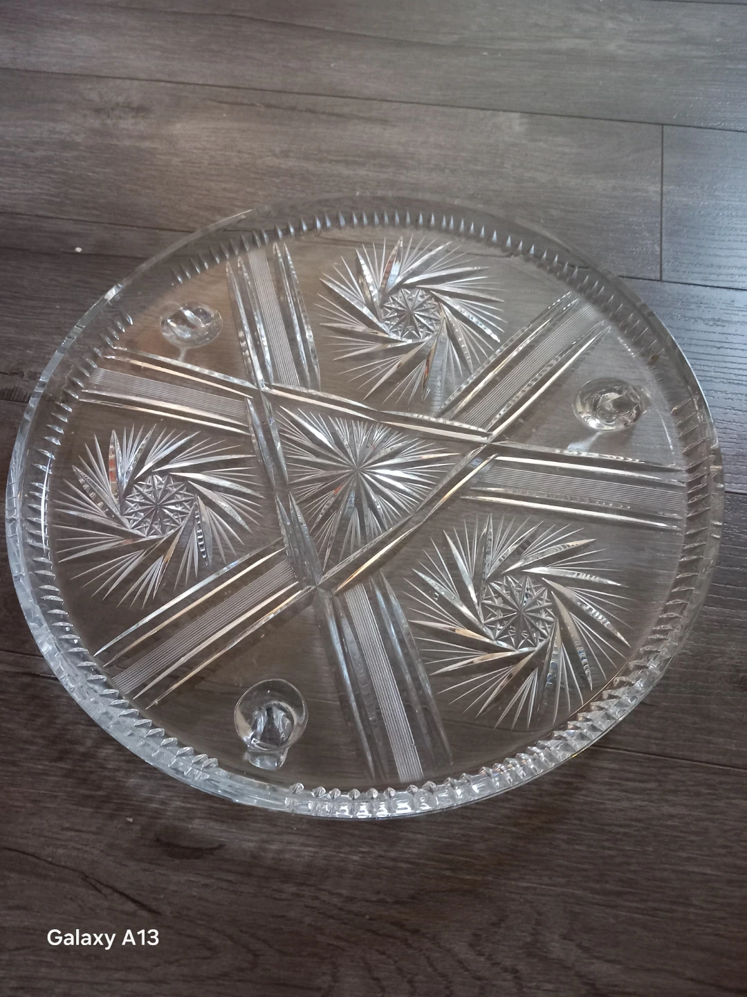 Crystal Footed Cake Stand - photo 2