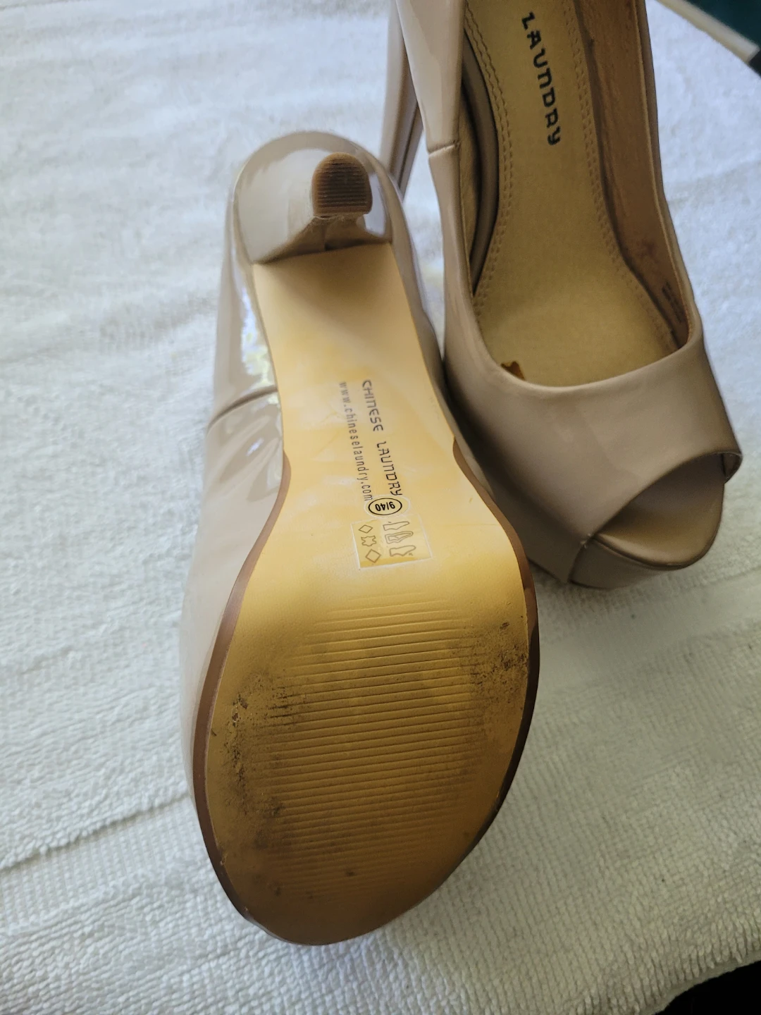 Chinese Laundry Peep-Toe Heels Size 8.5 - photo 3