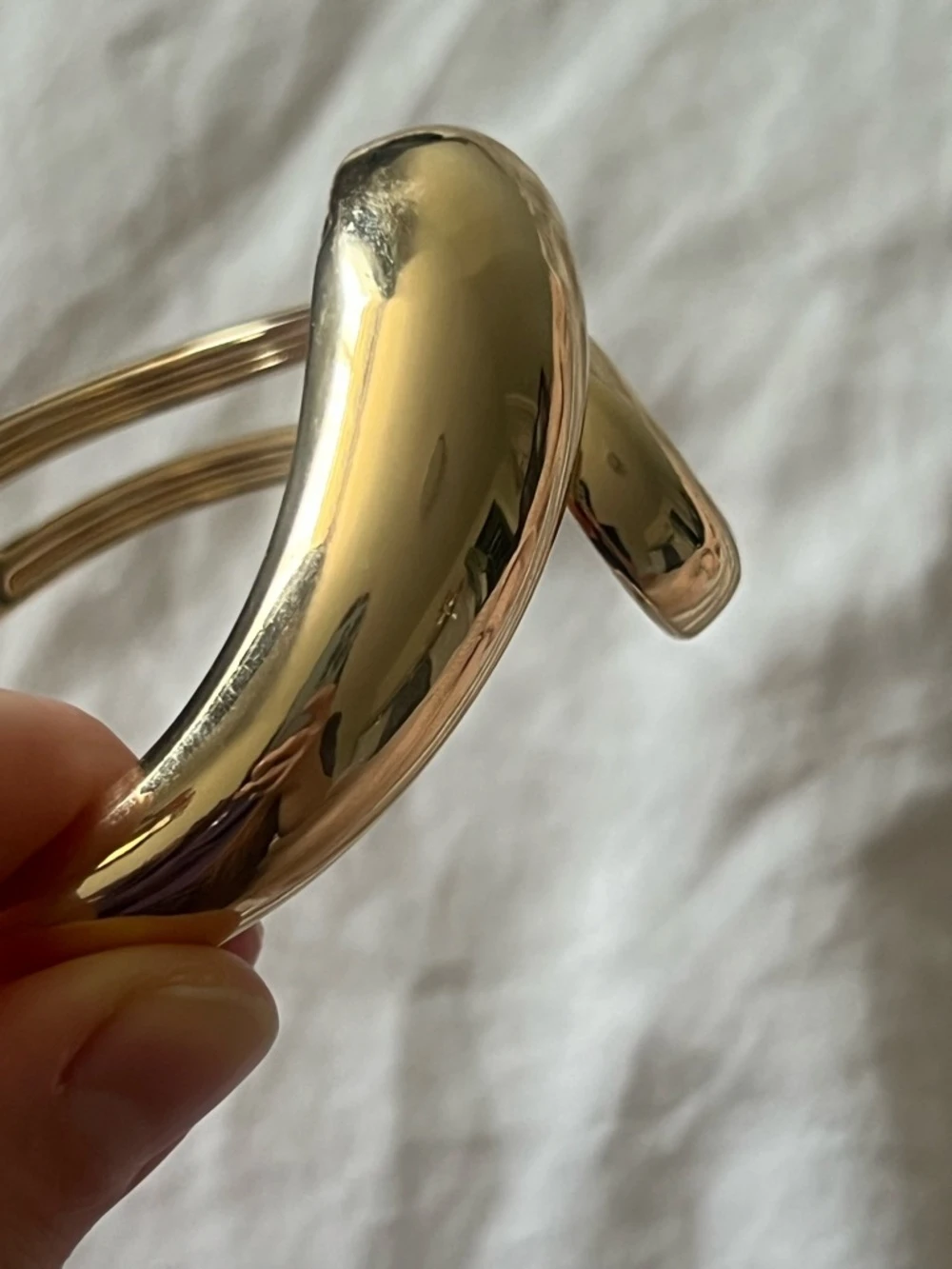 Gold Open Cuff Bracelet - photo 5