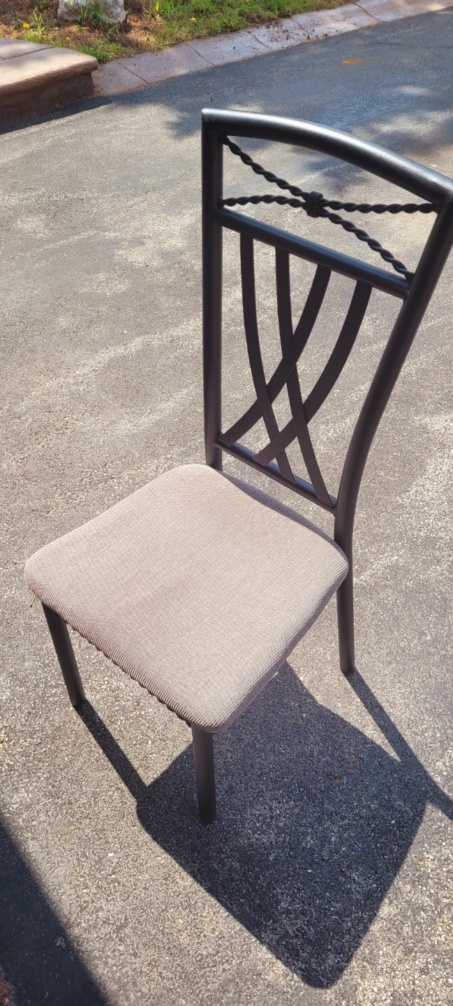 Glass Top Dining Table with 6 Chairs - photo 3