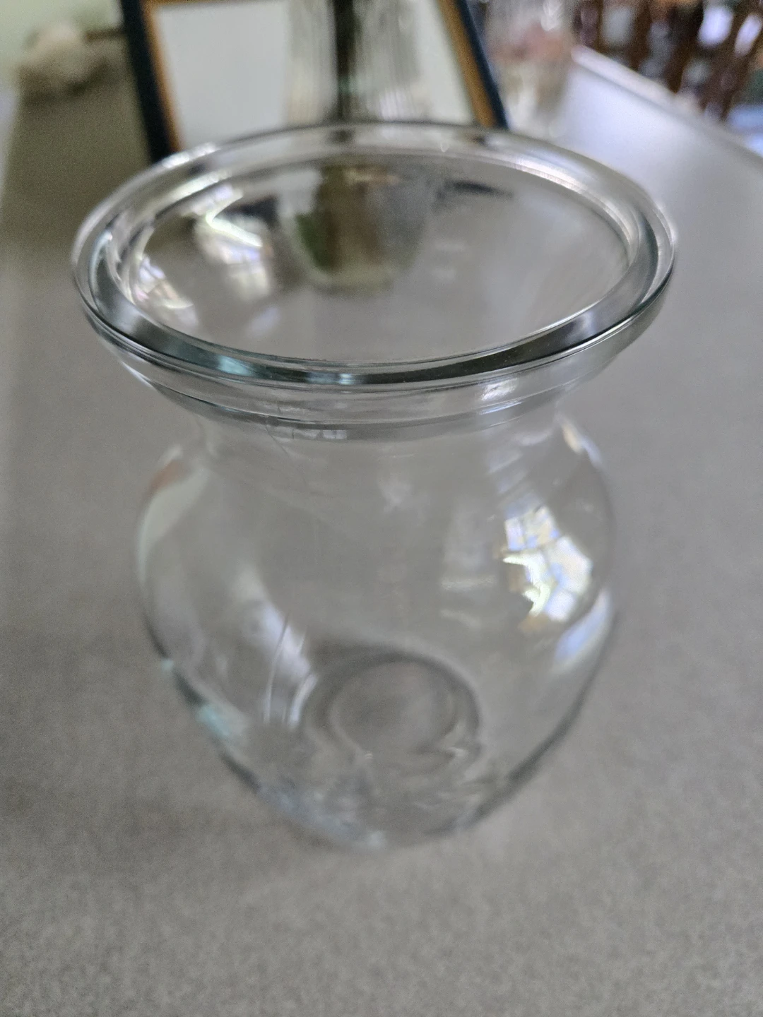 Clear Glass Vase