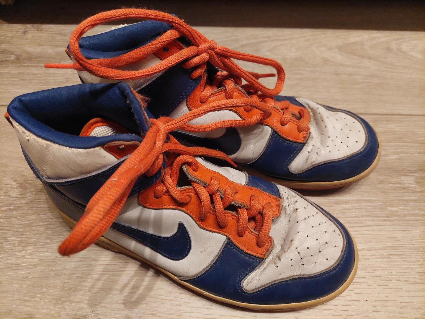 Nike Vintage High Top Sneakers - Blue/White/Orange - photo 2