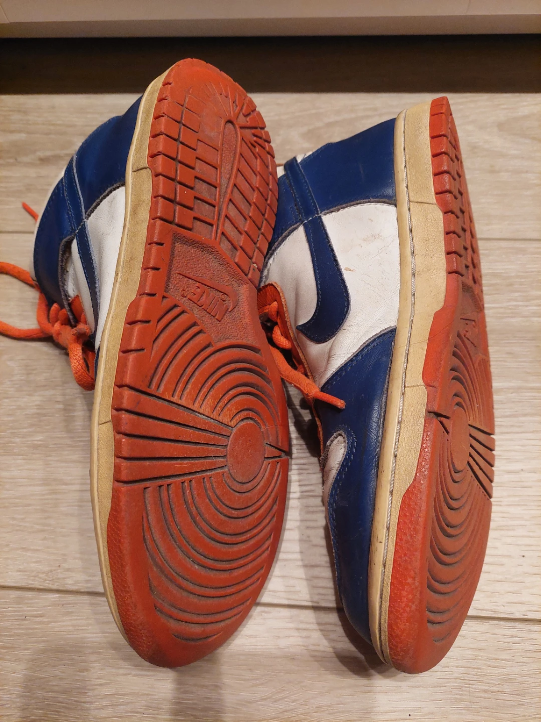 Nike Vintage High Top Sneakers - Blue/White/Orange - photo 4