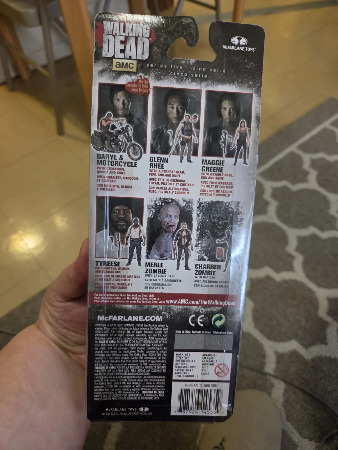The Walking Dead Merle Zombie Action Figure - photo 2