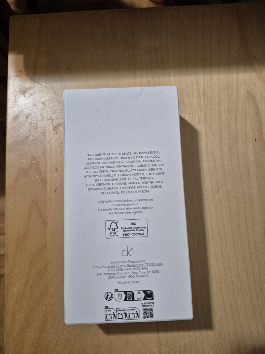 BNIB)Calvin Klein CK One Eau de Toilette 200ml - photo 2