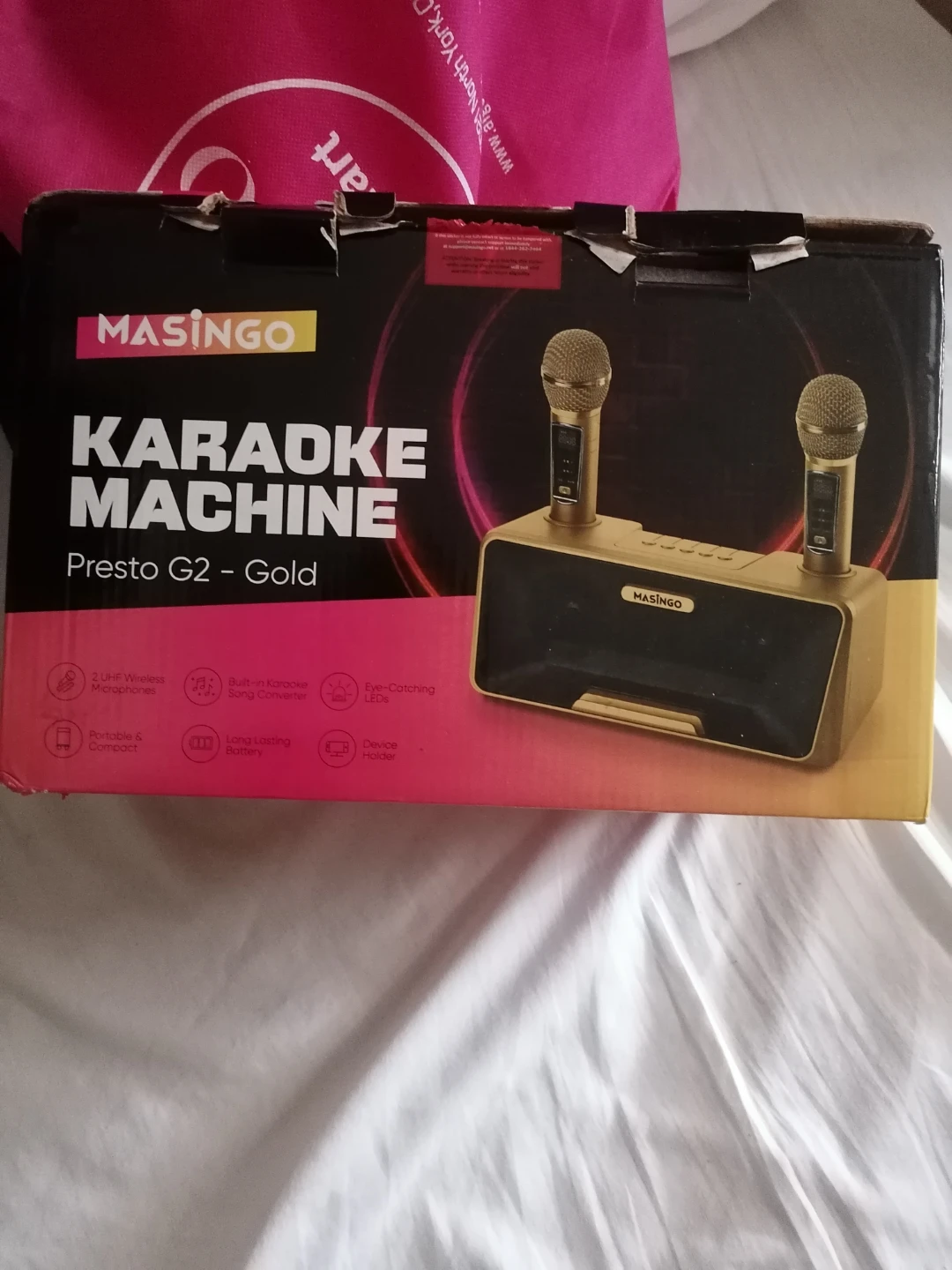 MASINGO Presto G2 Gold Karaoke Machine - photo 4