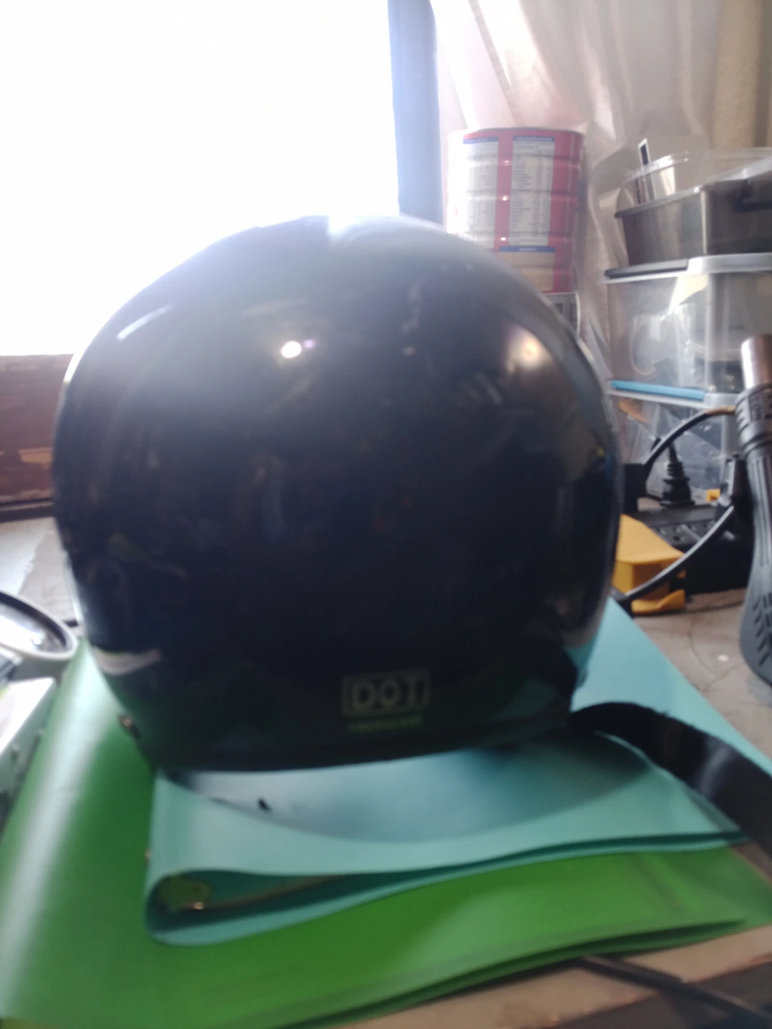 Black Motorcycle Helmet - photo 3