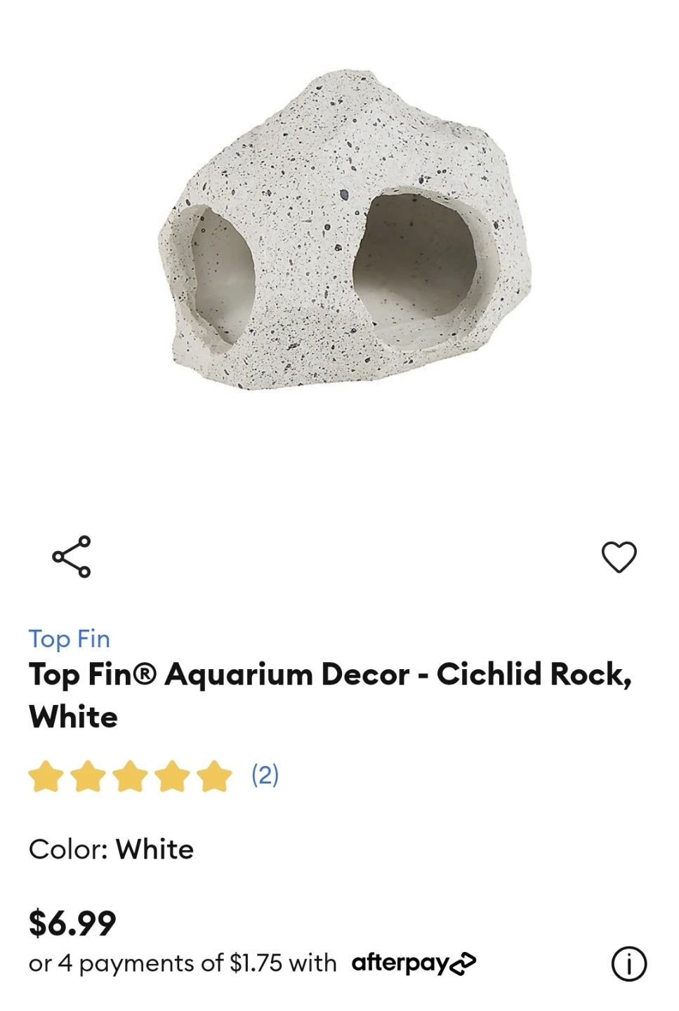 Top Fin Aquarium Decor - Cichlid Rock Ornament
