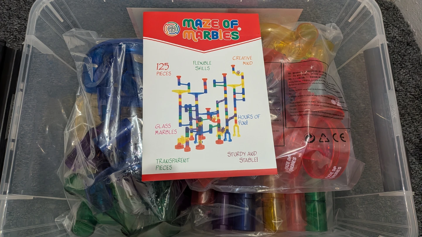 Maze of Marbles 125 Piece Marble Run Set - photo 3