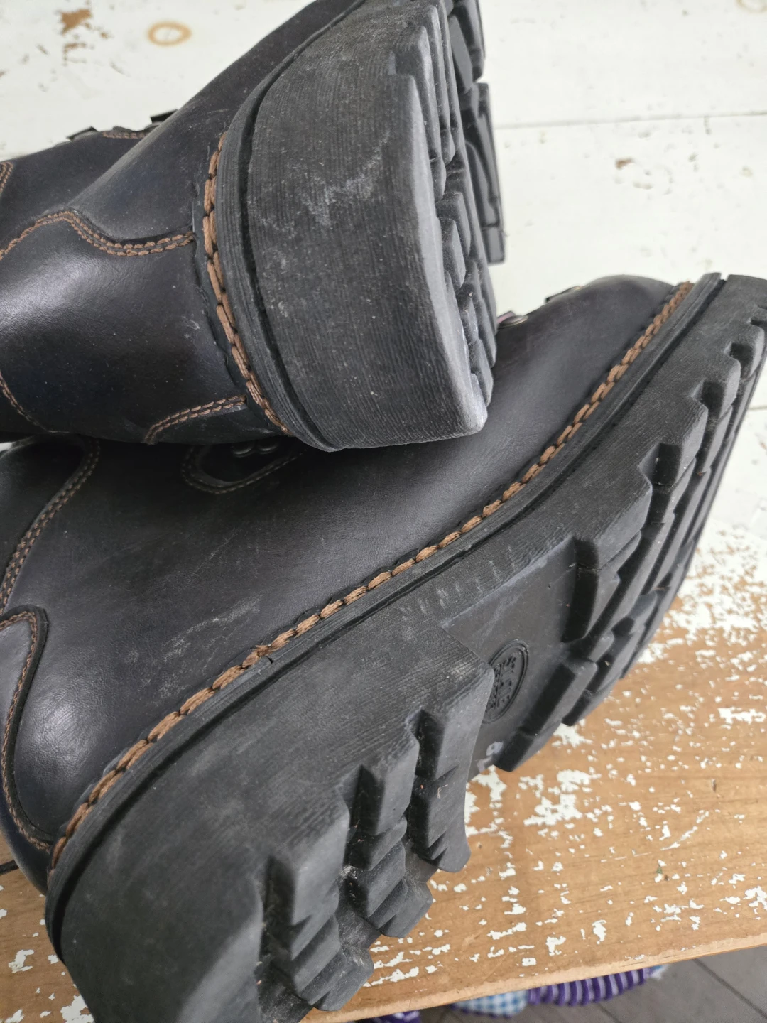 State Street Brown Leather Fur-Lined Hiking Boots - photo 4