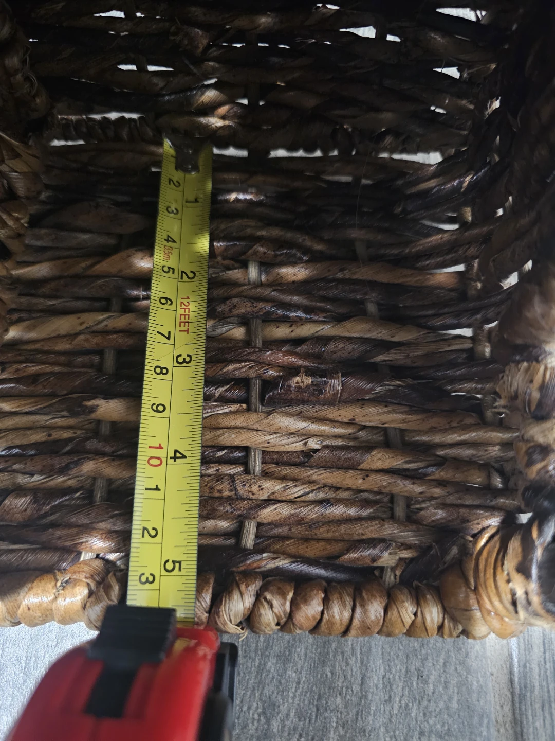 3-section hand-woven storage baskets - photo 4